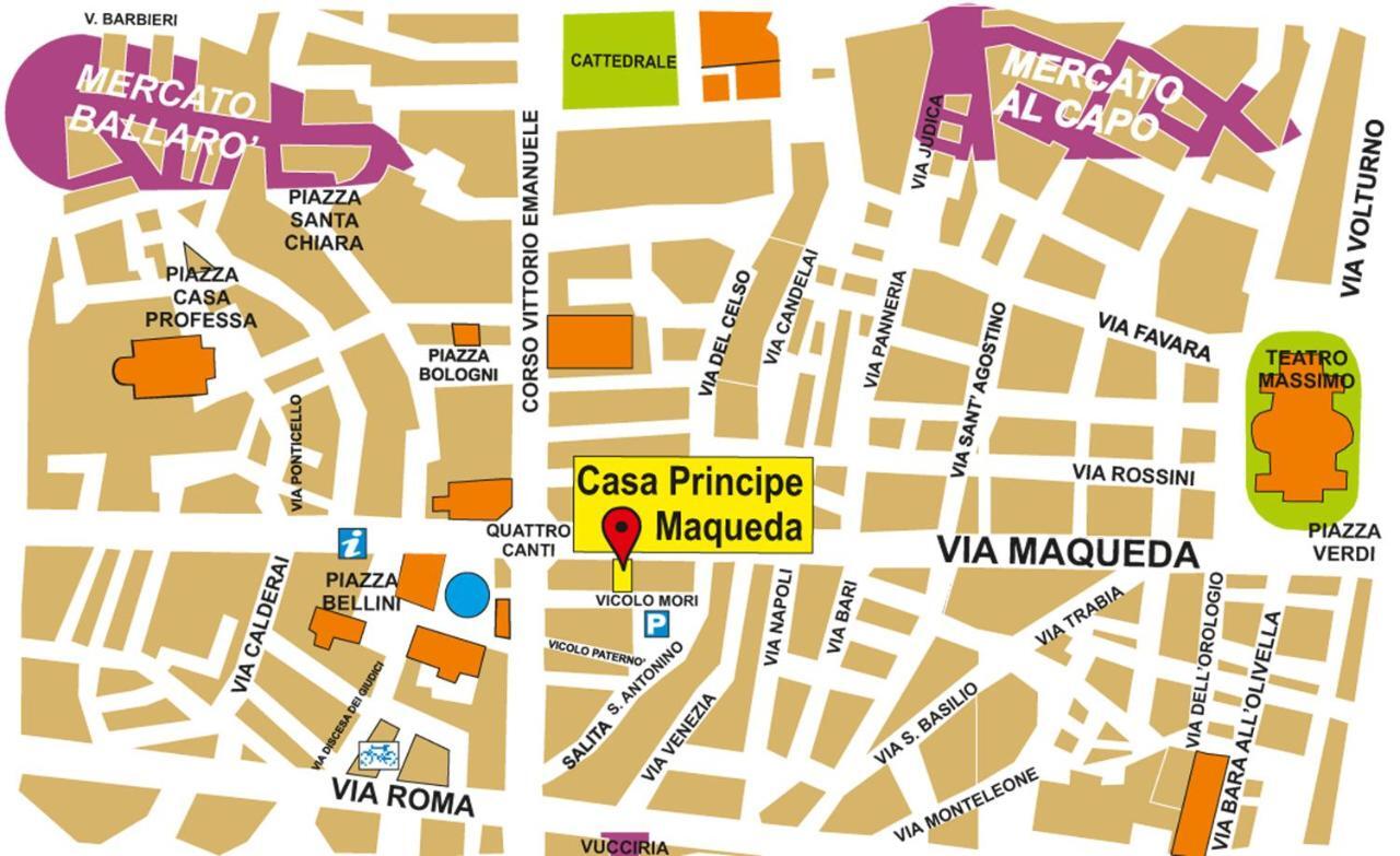Apartament Casa Principe Maqueda Palermo Zewnętrze zdjęcie
